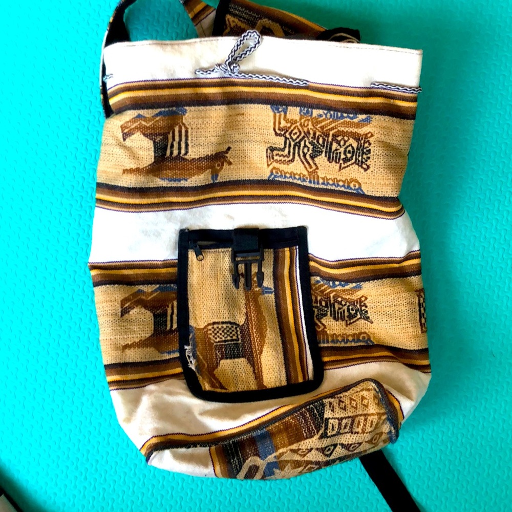 Genuine handcrafted Peruvian backpack